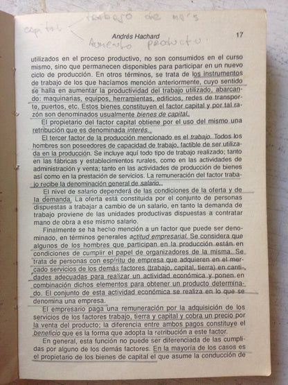 Libro usado en venta: Temas economicos de Manuel Acevedo; editorial Universidad impreso en 1989 realizamos envios a todo el mundo.3