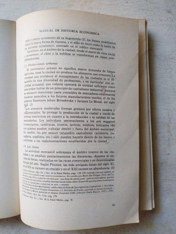 Libro usado en venta: Manual de historia economica - 1? parte; editorial Macchi impreso en 1989 realizamos envios a todo el mundo.3