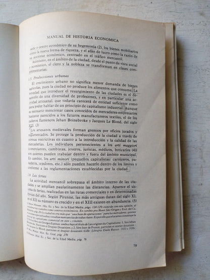 Libro usado en venta: Manual de historia economica - 1? parte; editorial Macchi impreso en 1989 realizamos envios a todo el mundo.3