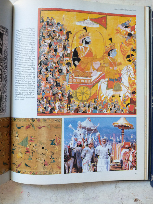 Libro usado en venta: India (2 Tomos) de Atlas culturales del mundo; editorial Folio impreso en 1995 realizamos envios a todo el mundo.3
