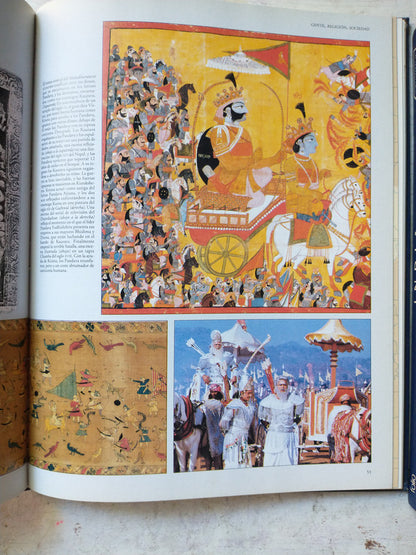 Libro usado en venta: India (2 Tomos) de Atlas culturales del mundo; editorial Folio impreso en 1995 realizamos envios a todo el mundo.3