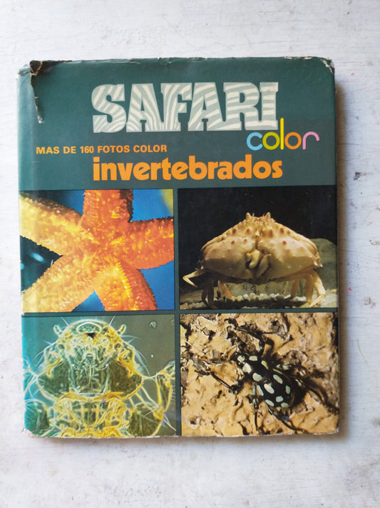 Libro usado en venta: Safari color Invertebrados; editorial Geocolor impreso en 1979 realizamos envios a todo el mundo.1