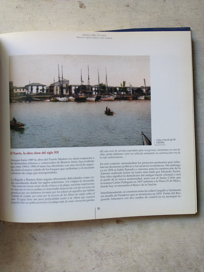 Libro usado en venta: Buenos Aires y el agua; editorial Aguas Argentinas impreso en 2001 realizamos envios a todo el mundo.3