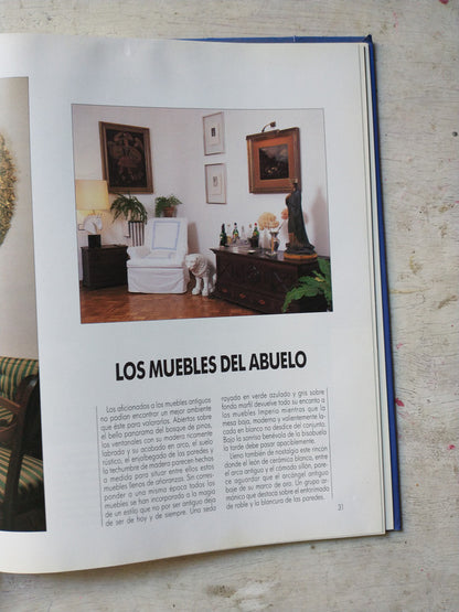 Libro usado en venta: Decoracion practica - La sala de estar; editorial HYMSA impreso en 1986 realizamos envios a todo el mundo.3