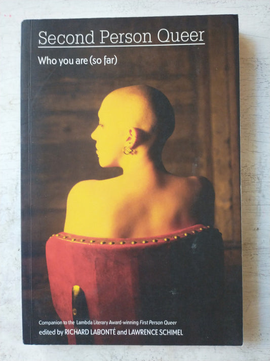 Libro usado en venta: Second person queer - Who You ar (so far) de Richard Labonte - Lawrence Schimel; editorial Arsenal Pulp Press impreso en 2009.1