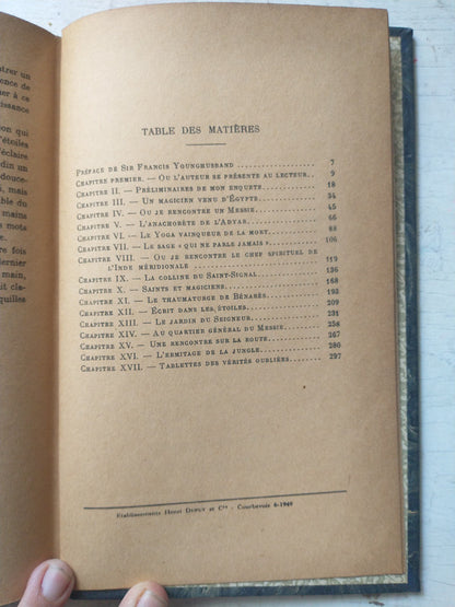 Libro usado en venta: Mysteres et oracles helleniques de Thassilo de Scheffer; editorial Payot impreso en 1943 realizamos envios a todo el mundo.2