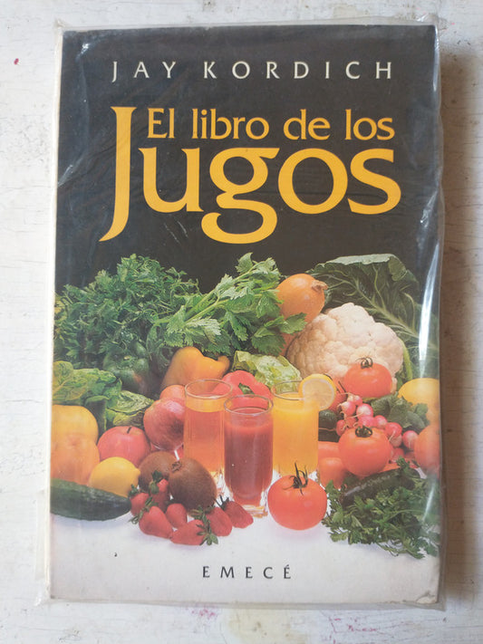 Libro usado en venta: El libro de los jugos de Jay Kordich; editorial Emece impreso en 1995 realizamos envios a todo el mundo.1
