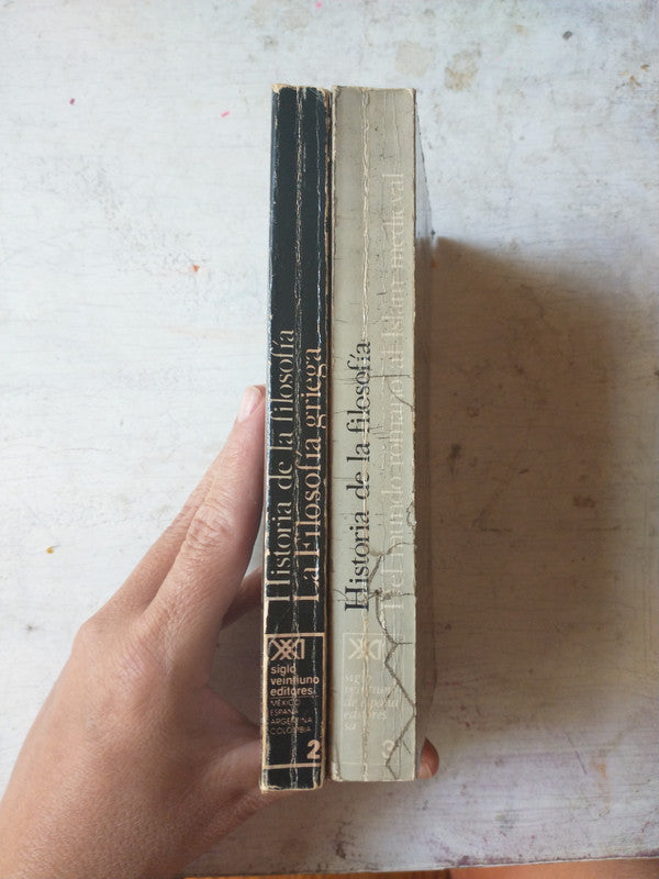 Libro usado en venta: Historia de la filosofia (Vol. 2 y Vol. 3); editorial Siglo XXI impreso en 1984 realizamos envios a todo el mundo.2