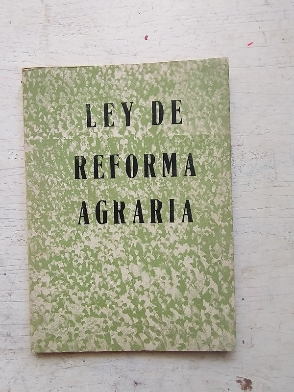 Libro usado en venta: Ley de reforma agraria 17716; editorial Inca S. A. realizamos envios a todo el mundo.1