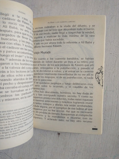 Libro usado en venta: Ali baba y los cuarenta ladrones; editorial Cantaro impreso en 1999 realizamos envios a todo el mundo.3