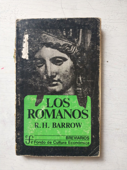 Libro usado en venta: Los romanos de R. H. Barrow; editorial Fondo de Cultura Economica impreso en 1982 realizamos envios a todo el mundo.1