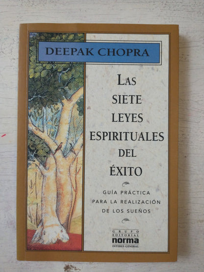 Libro usado en venta: Las siete leyes espirituales del exito de Deepak Chopra; editorial Norma impreso en 1995 realizamos envios a todo el mundo.1