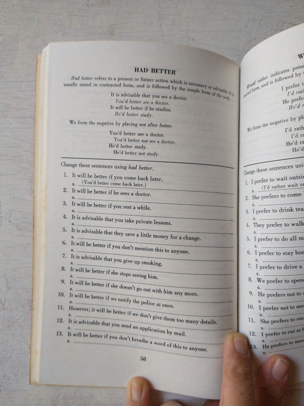 Libro usado en venta: Regents english workbook - Book III advanced de Robert J. Dixson; editorial Regents Publishing impreso en 1969.3