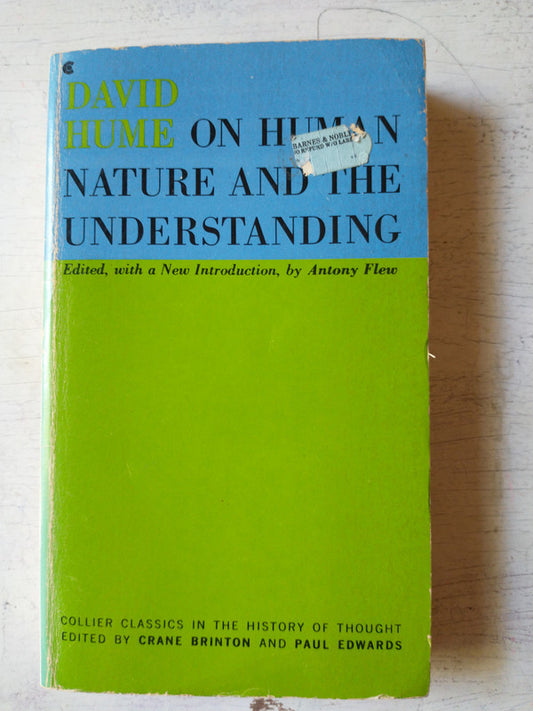 Libro usado en venta: On human nature and the understanding de David Hume; editorial Macmillan impreso en 1962 realizamos envios a todo el mundo.1