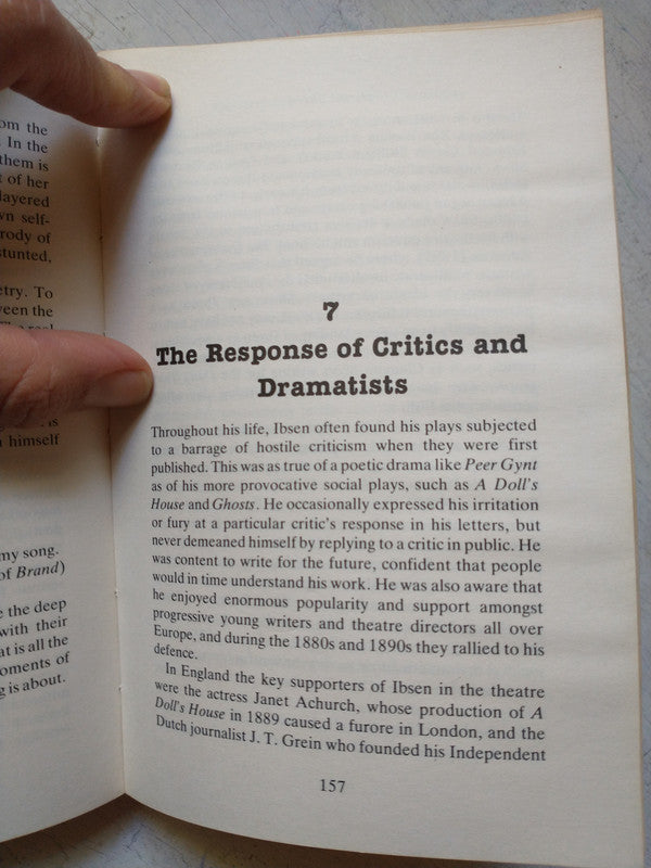 Libro usado en venta: Henrik Ibsen de David Thomas; editorial Macmillan impreso en 1983 realizamos envios a todo el mundo.3