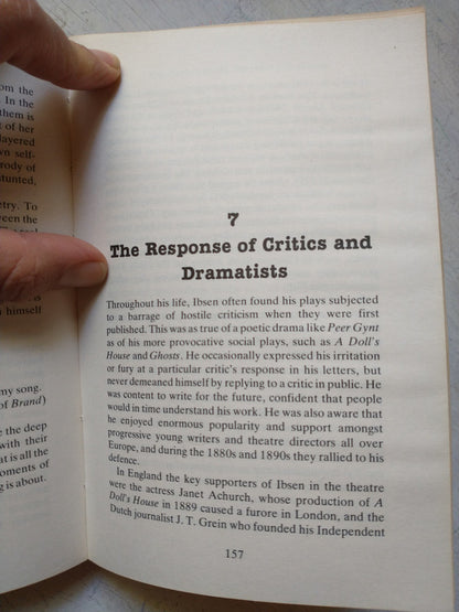 Libro usado en venta: Henrik Ibsen de David Thomas; editorial Macmillan impreso en 1983 realizamos envios a todo el mundo.3