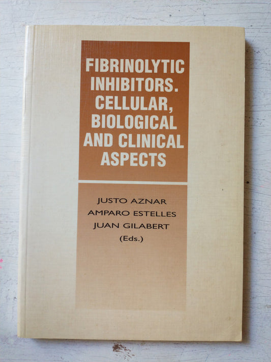 Libro usado en venta: Fibrinolytic inhibitors. Cellular, biological and clinical aspects; editorial Garsi impreso en 1994 envios a todo el mundo.1