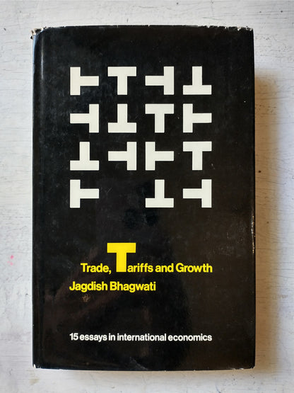 Libro usado en venta: Trade, Tariffs and Growth de Jagdish Bhagwati; editorial Jagdish Bhagwati impreso en 1969 realizamos envios a todo el mundo.1