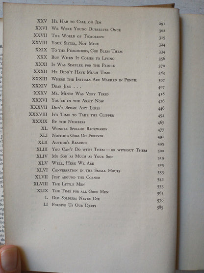 Libro usado en venta: So little time de John P. Marquand; editorial Little, Brown and company impreso en 1943 realizamos envios a todo el mundo.4
