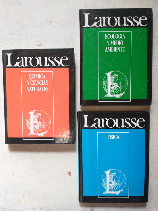 Libro usado en venta: Fisica - Quimica y ciencias naturales - Ecologia - Matematicas; editorial Larousse impreso en 1980 envios a todo el mundo.1