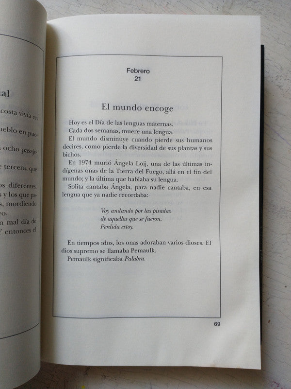 Libro usado en venta: Los hijos de los dias de Eduardo Galeano; editorial Siglo XXI impreso en 2012 realizamos envios a todo el mundo.2