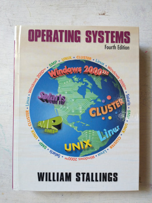 Libro usado en venta: Operating systems de William Stallings; editorial Prentice-Hall impreso en 2001 realizamos envios a todo el mundo.1