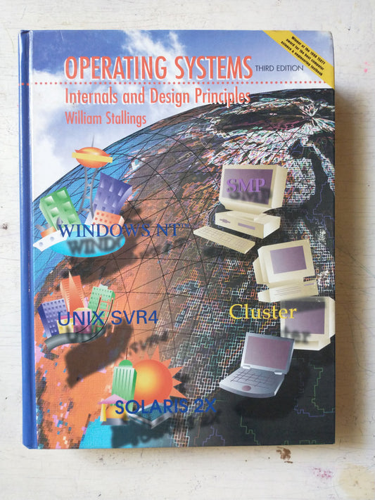 Libro usado en venta: Operating Systems - Internals and desing principles de William Stallings; editorial Prentice-Hall impreso en 1998.1
