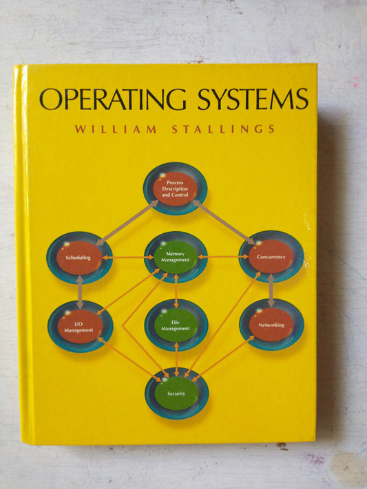 Libro usado en venta: Operating systems de William Stallings; editorial Macmillan impreso en 1992 realizamos envios a todo el mundo.1