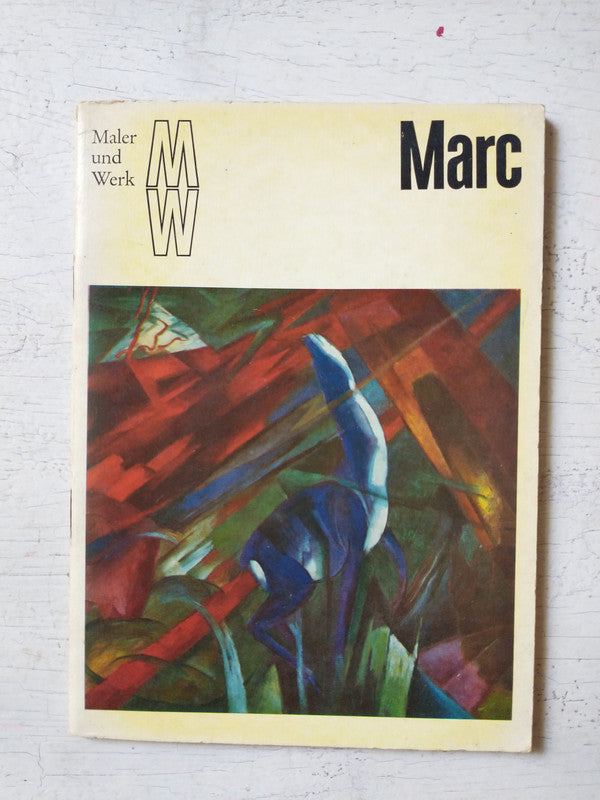 Libro usado en venta: Maler un werk de Franz Marc; realizamos envios a todo el mundo.1