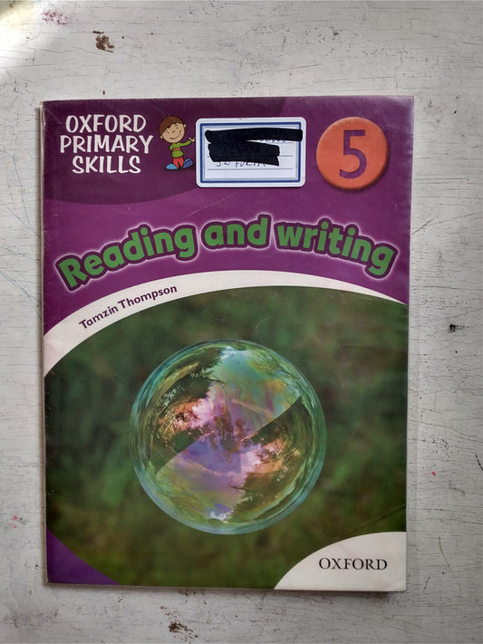 Libro usado en venta: Reading and writing 5 de Tamzin Thompson; editorial Oxford University Press impreso en 2016 realizamos envios a todo el mundo.1