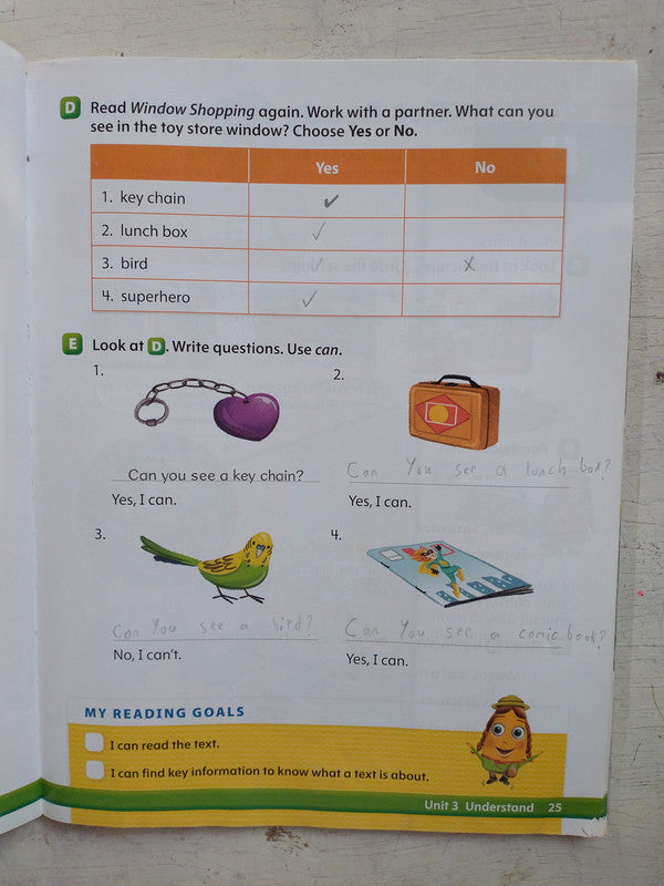 Libro usado en venta: Reading with Writing 2 - Student book/Workbook de Kathryn O'Dell; editorial Oxford University Press impreso en 2022.3