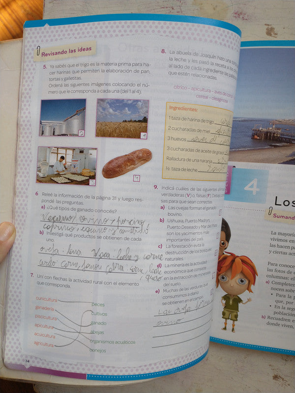 Libro usado en venta: Ciencias sociales y lengua - Practicas del lenguaje; editorial Santillana impreso en 2014 realizamos envios a todo el mundo.3