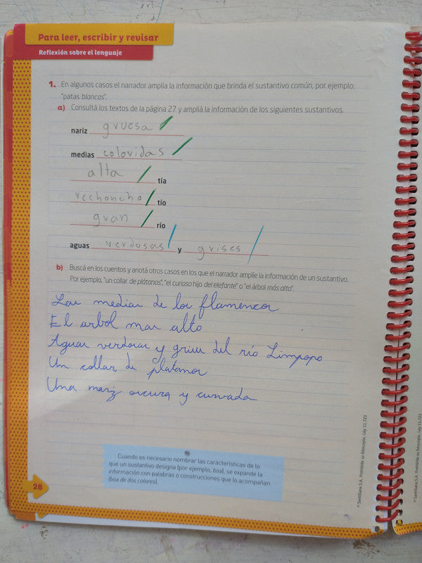 Libro usado en venta: El libro de 4? - Practicas del lenguaje; editorial Santillana impreso en 2021 realizamos envios a todo el mundo.3