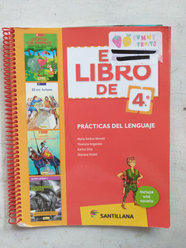 Libro usado en venta: El libro de 4? - Practicas del lenguaje; editorial Santillana impreso en 2021 realizamos envios a todo el mundo.1