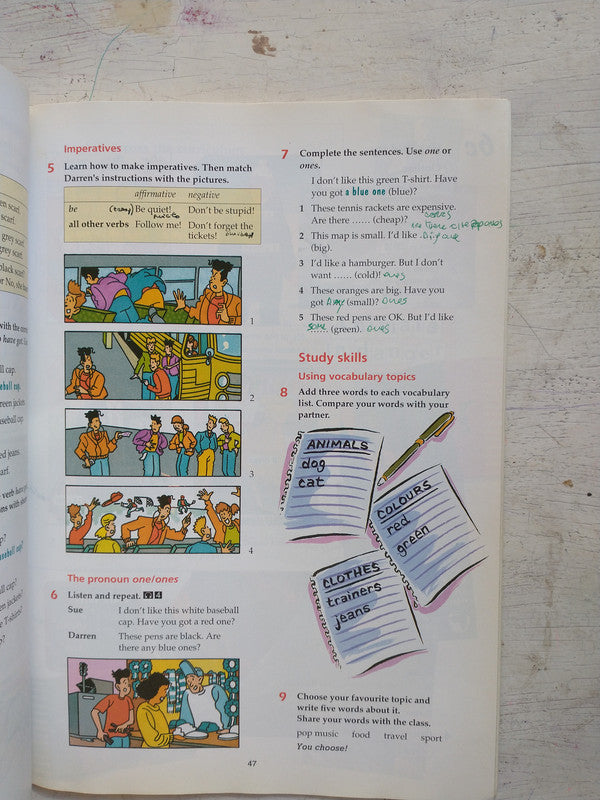 Libro usado en venta: Open doors - Student's book + workbook (1 A) de Norman Whitney - Mike Macfarlane; Oxford University Press impreso en 19981.3