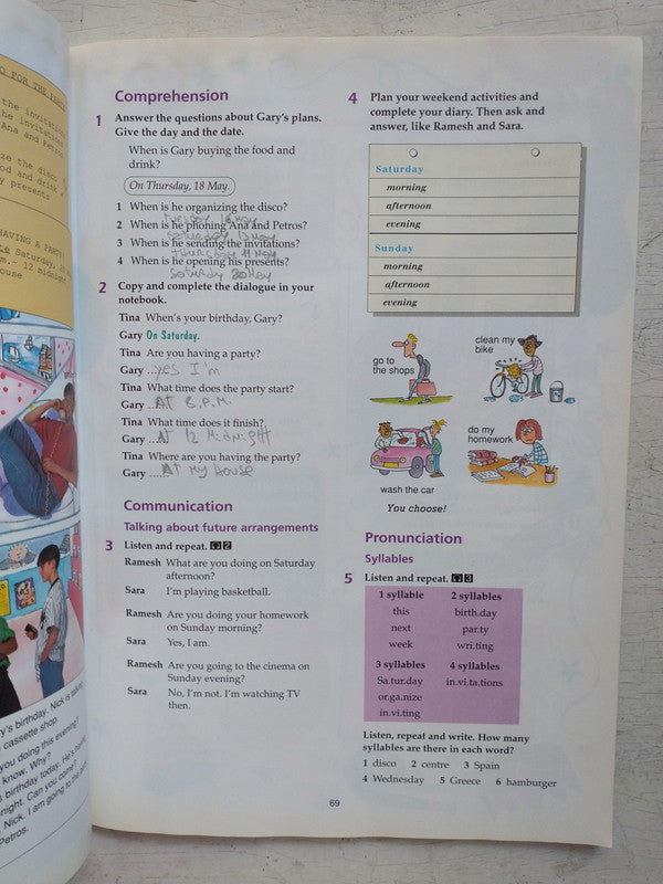 Libro usado en venta: Open doors - Student's book + workbook (1 B) de Norman Whitney - Mike Macfarlane; Oxford University Press impreso en 19981.3