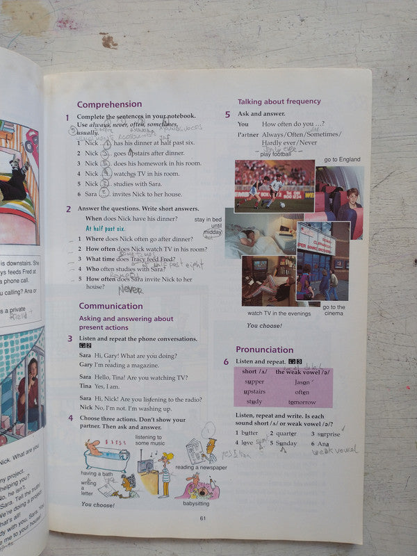 Libro usado en venta: Open doors - Student's book + workbook (1 B) de Norman Whitney - Mike Macfarlane; Oxford University Press impreso en 19981.4