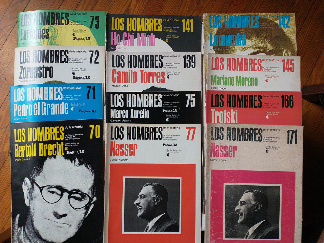 Libro usado en venta: Los hombres de la historia (Se ofrecen 55 volumenes) de Revista; editorial Centro Editor de America Latina 1.4