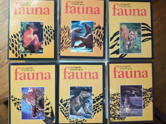 Libro usado en venta: Enciclopedia Salvat de la Fauna (12 tomos) de Felix Rodriguez de la Fuente; editorial Salvat impreso en 1979.1