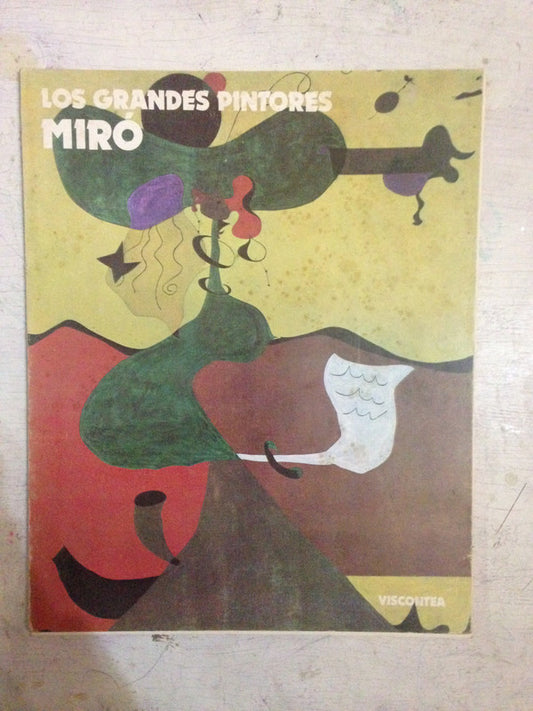 Libro usado en venta: Miro - Los grandes pintores; editorial Viscontea impreso en 1978 realizamos envios a todo el mundo.1