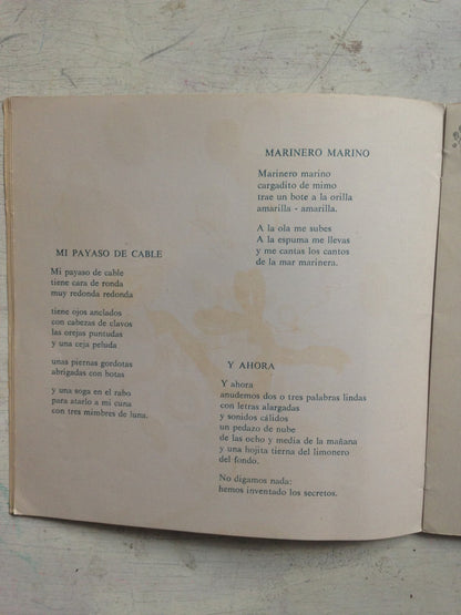 Libro usado en venta: Monoso - Aimejos - Amigles - Animales amigos y otras plantas de Anandi; editorial Auroville Press impreso en 1986.2