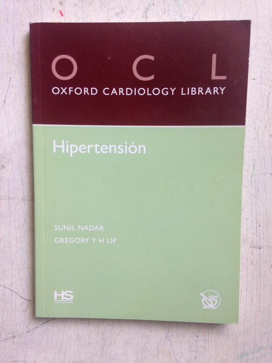 Libro usado en venta: Hipertension; editorial Oxford University Press impreso en 2015 realizamos envios a todo el mundo.1