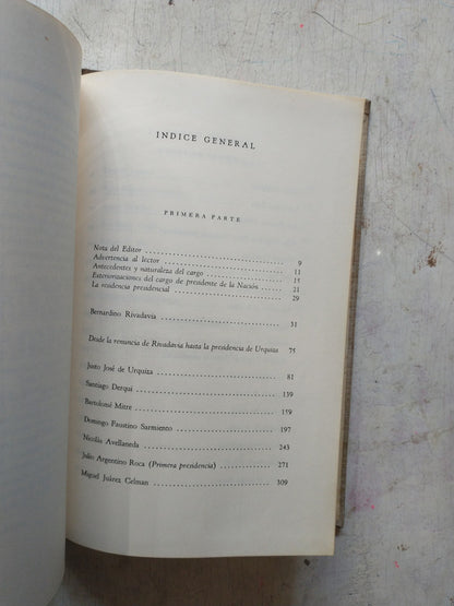 Libro usado en venta: Historia de los presidentes Argentinos (Segunda parte) de Gustavo G. Levene; Osvaldo Raul Sanchez Teruelo impreso en 19731.3