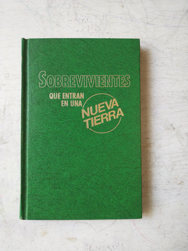 Libro usado en venta: Sobrevivientes que entran en una nueva tierra; editorial Watchtower Bible impreso en 1984 realizamos envios a todo el mundo.1