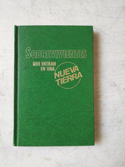 Libro usado en venta: Sobrevivientes que entran en una nueva tierra; editorial Watchtower Bible impreso en 1984 realizamos envios a todo el mundo.1