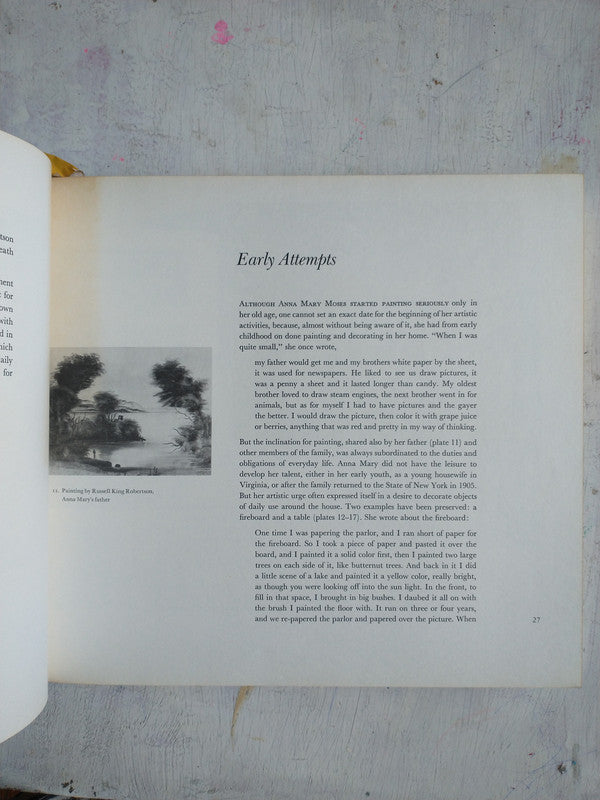 Libro usado en venta: Grandma Moses de Otto Lorenz; editorial Harry N. Abrams impreso en 1973 realizamos envios a todo el mundo.4
