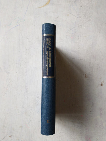 Libro usado en venta: Etica demostrada segun el orden geometrico de Baruch de Espinosa; editorial Hyspamerica impreso en 1984 envios a todo el mundo.2