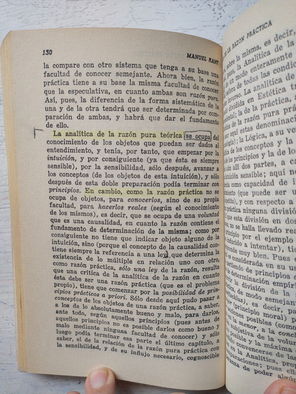 Libro usado en venta: Critica de la razon practica de Immanuel Kant; editorial Espasa - Calpe impreso en 1984 realizamos envios a todo el mundo.4