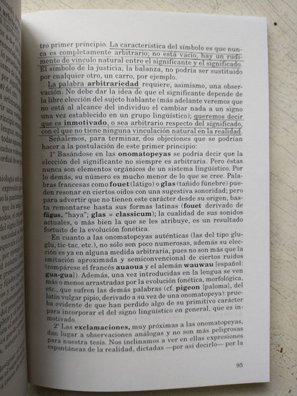Libro usado en venta: Saussure y los fundamentos de la ling??stica de Jose Sazbon; editorial Nueva Vision impreso en 1996 envios a todo el mundo.3