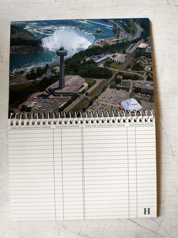 Libro usado en venta: Niagara Falls Address Book de Agenda; realizamos envios a todo el mundo.3